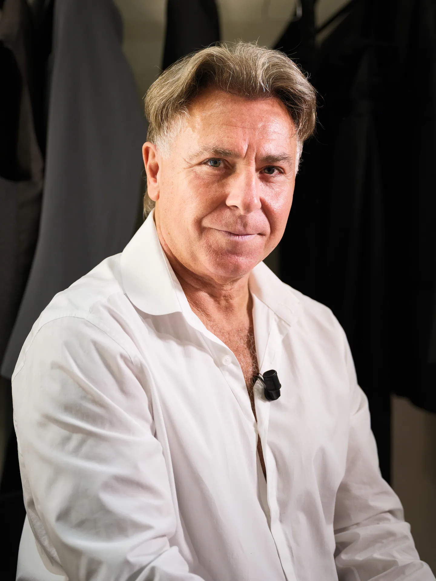 Portrait of a singer backstage at Francesca da Rimini