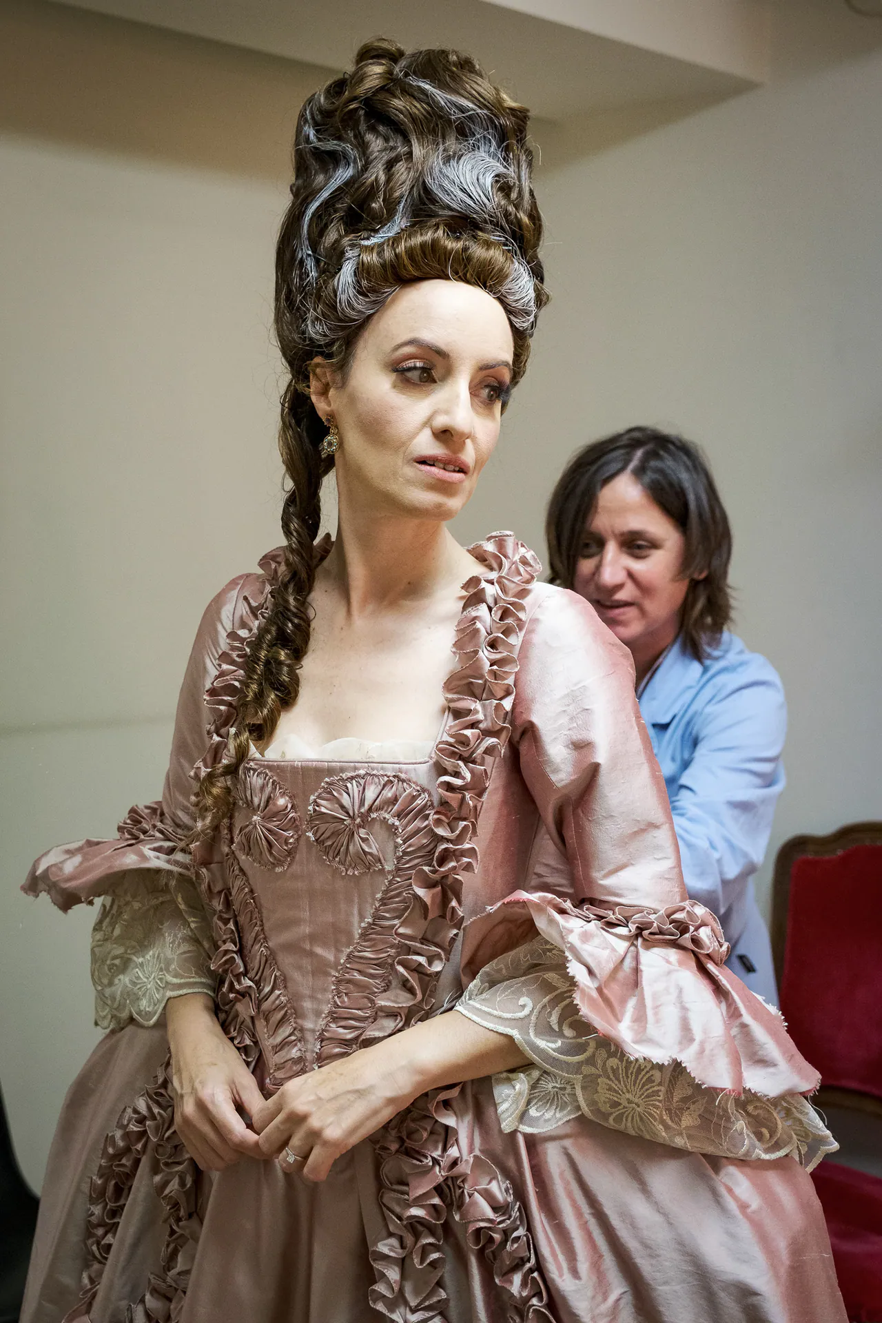 Andrea Chénier al Teatro Regio di Torino, dietro le quinte, fotografia 14
