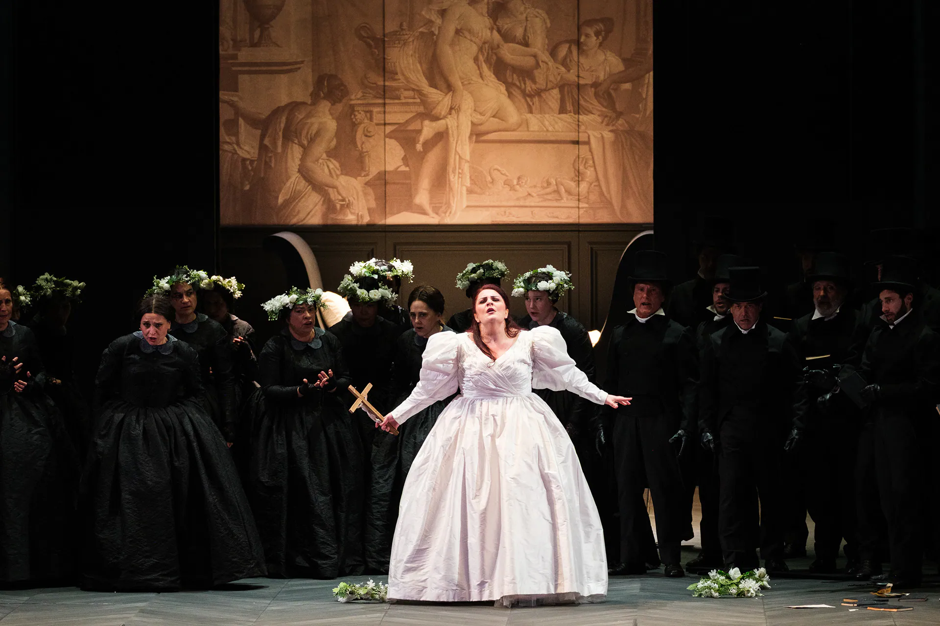 I puritani al Teatro Regio di Torino, in scena