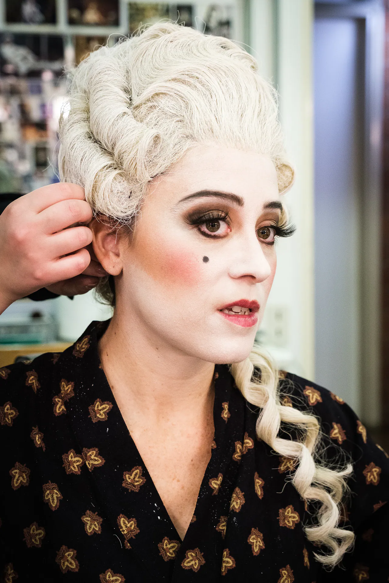 Il ratto dal serraglio al Teatro Regio di Torino, ritratto di un interprete nel backstage, fotografia 13