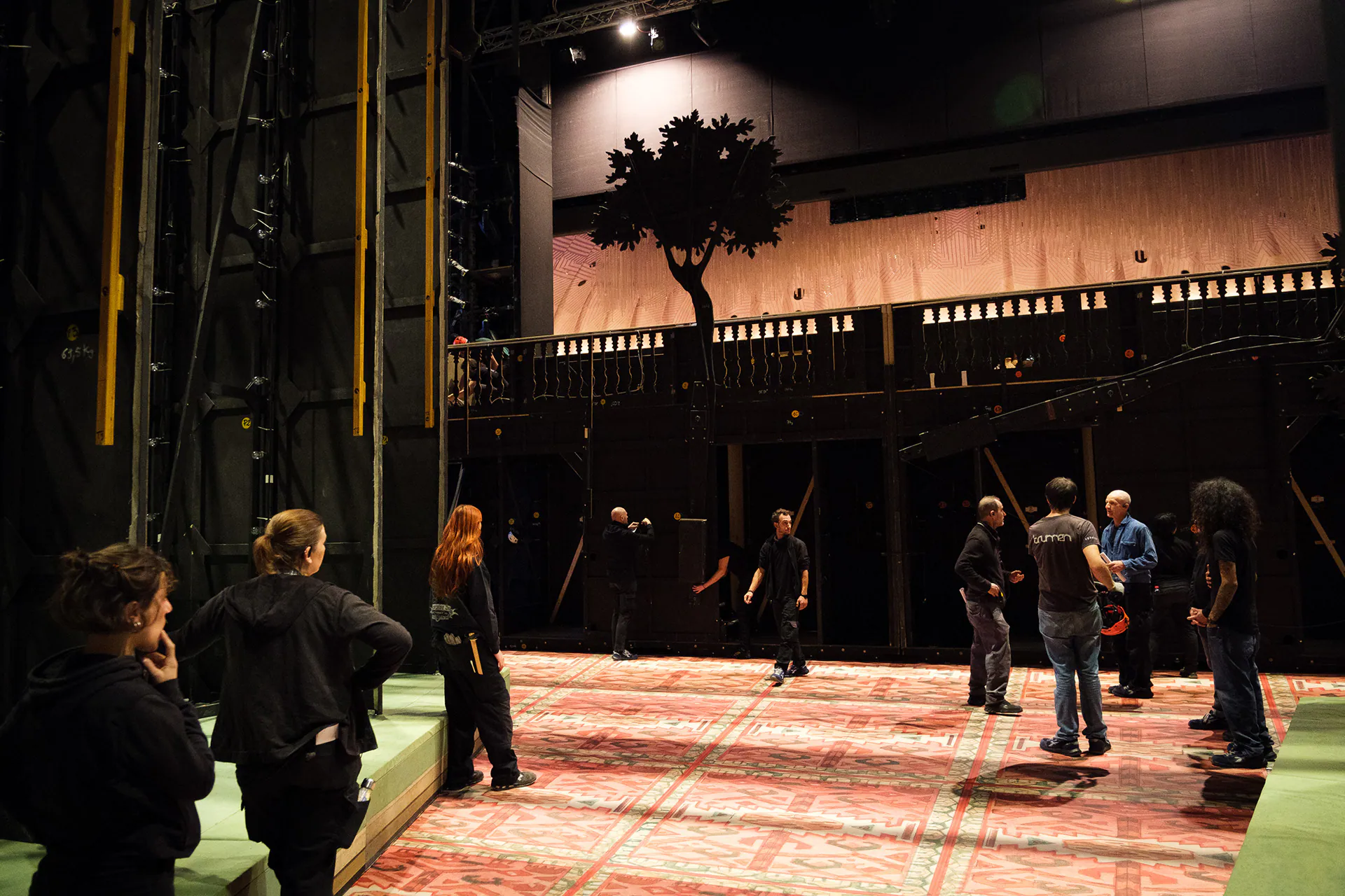 Il ratto dal serraglio al Teatro Regio di Torino, dietro le quinte, fotografia 18