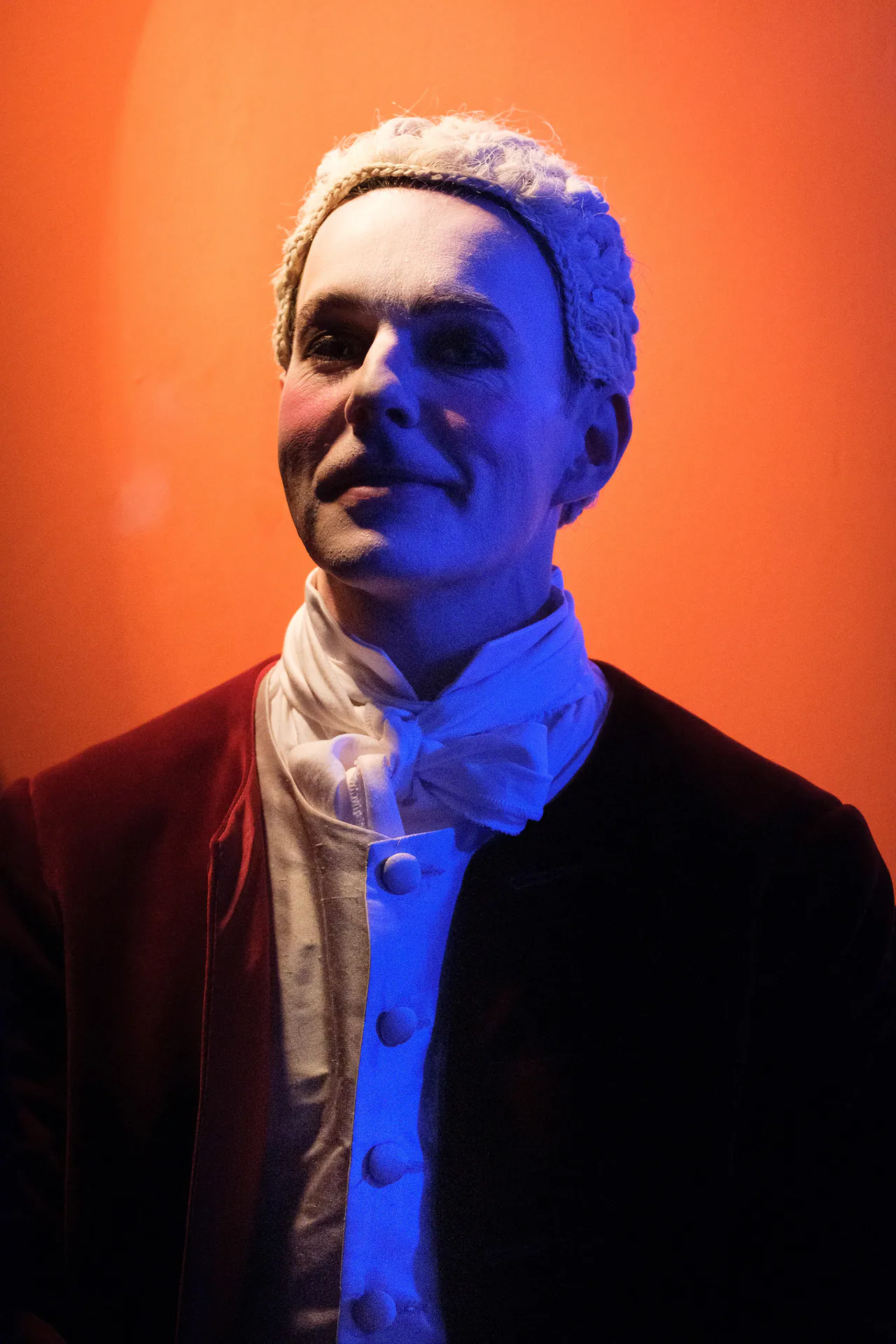 Il ratto dal serraglio al Teatro Regio di Torino, ritratto di un interprete nel backstage, fotografia 21