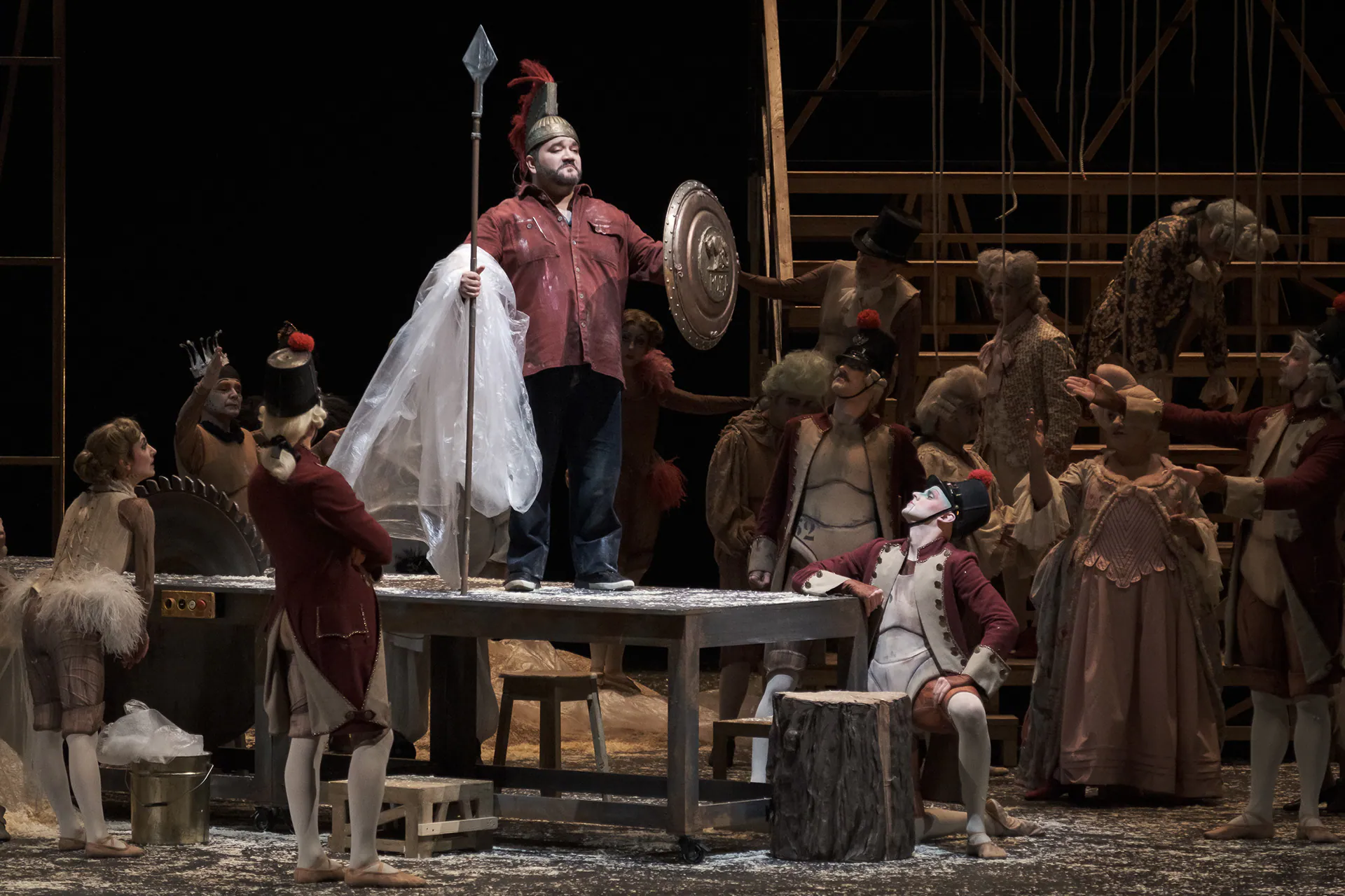 L’elisir d’amore al Teatro Regio di Torino, in scena, fotografia 8
