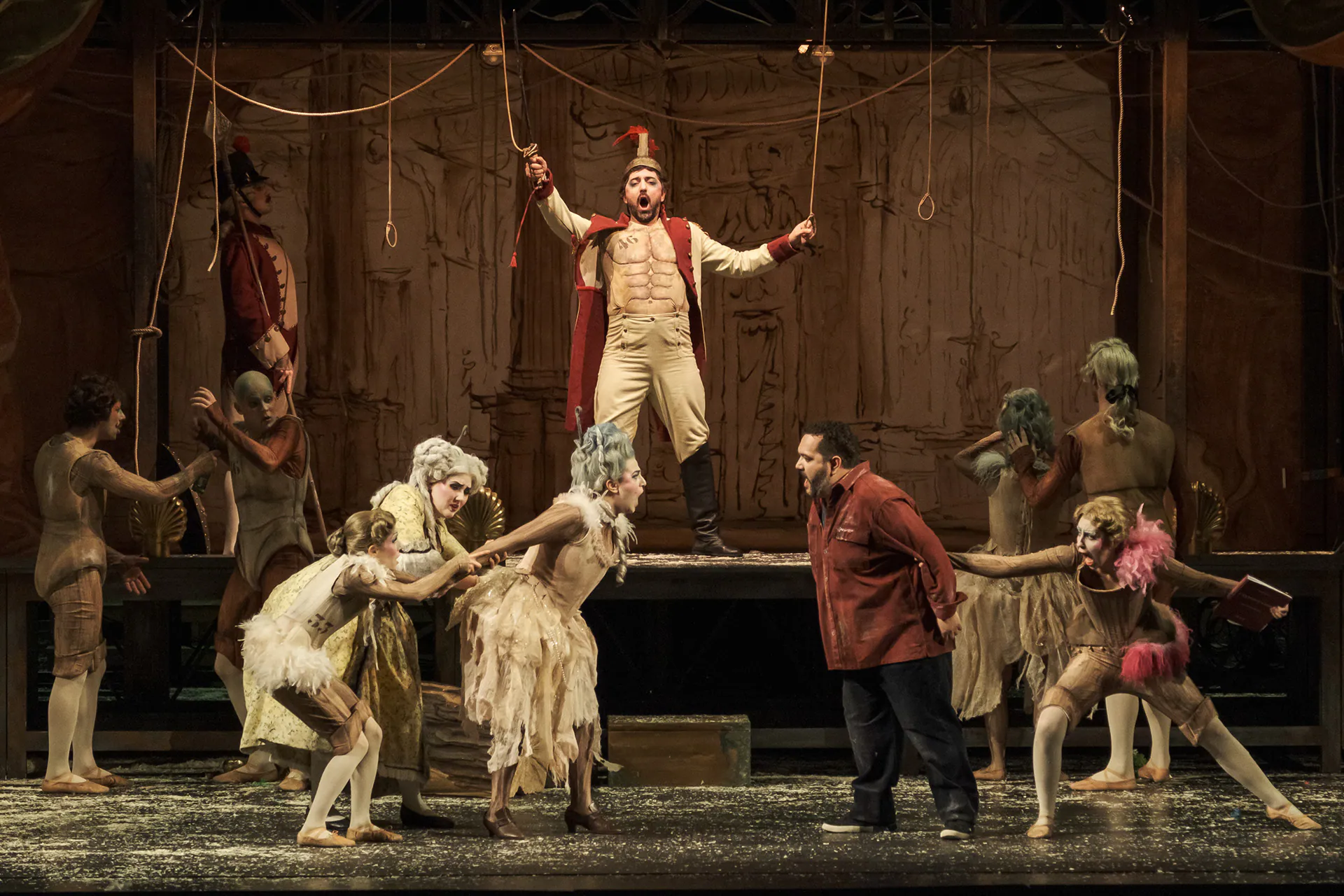 L’elisir d’amore al Teatro Regio di Torino, in scena, fotografia 13