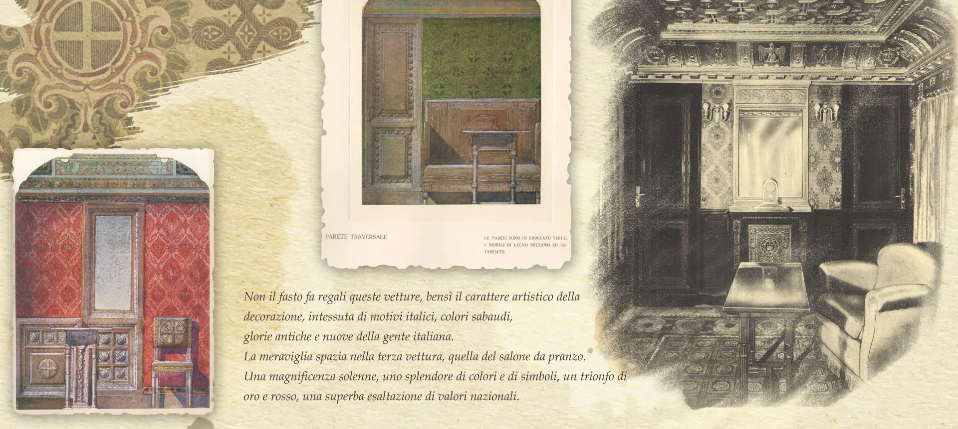 Composizione di fotografie e documenti d’archivio per il video